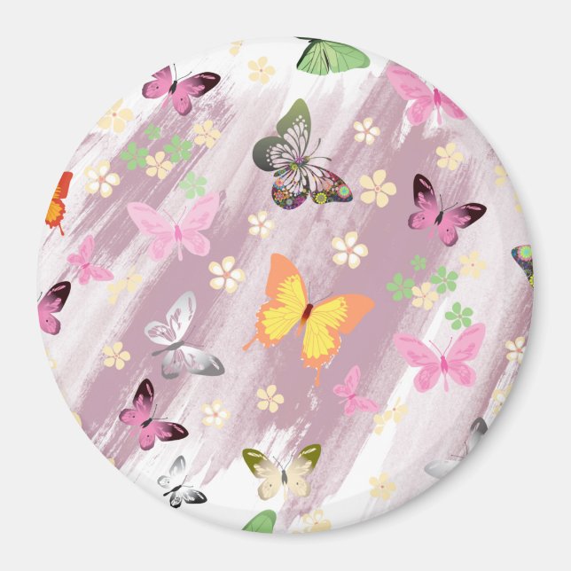 Schmetterlingsmuster 7 magnet (Vorne)