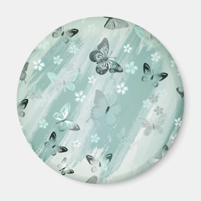 Schmetterlingsmuster 9 magnet (Vorne)