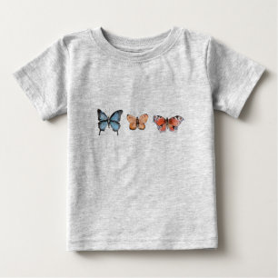 Schmetterlingsmuster Baby T-shirt