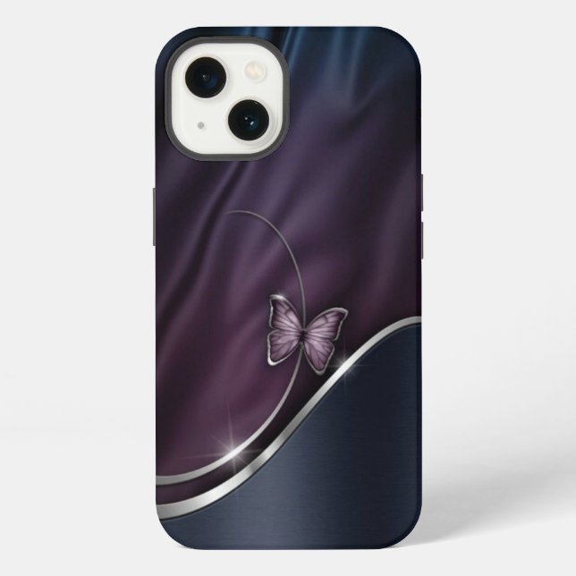 Schmetterlingsmuster Case-Mate iPhone-Hülle iPhone Hülle (Rückseite)