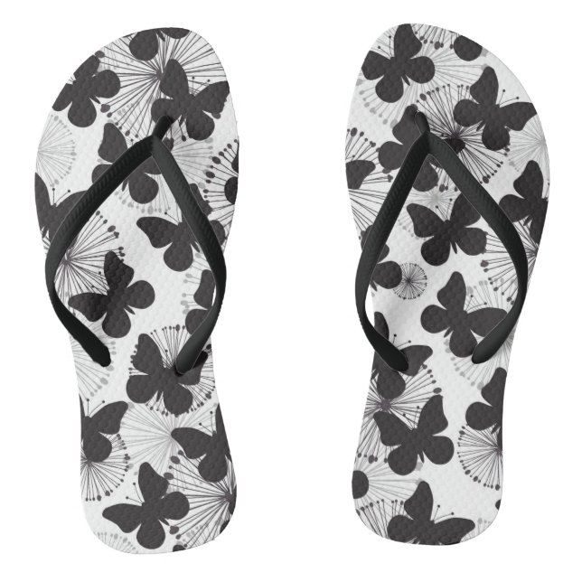 Schmetterlingsmuster Flip Flops (Fußbett)