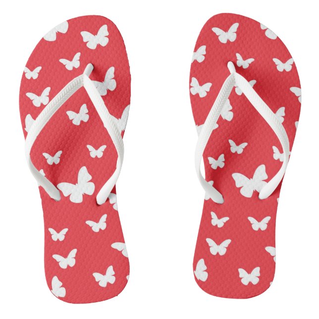 Schmetterlingsmuster Flip Flops (Fußbett)