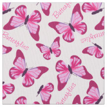 Schmetterlingsmuster Hübsch Pink Lila Personalisie
