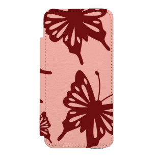 Schmetterlingsmuster Incipio Watson™ iPhone 5 Geldbörsen Hülle