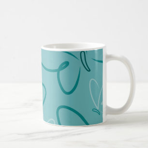 Schmetterlingsmuster Kaffeetasse