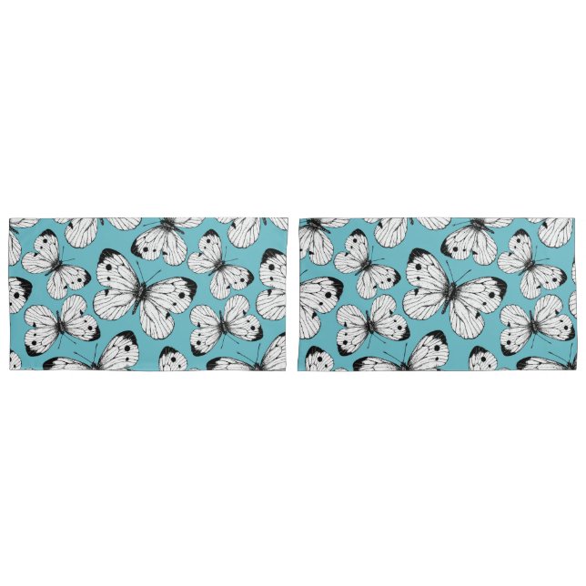 Schmetterlingsmuster Kissenbezug (Vorderseite-Set)