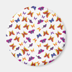 Schmetterlingsmuster Magnet