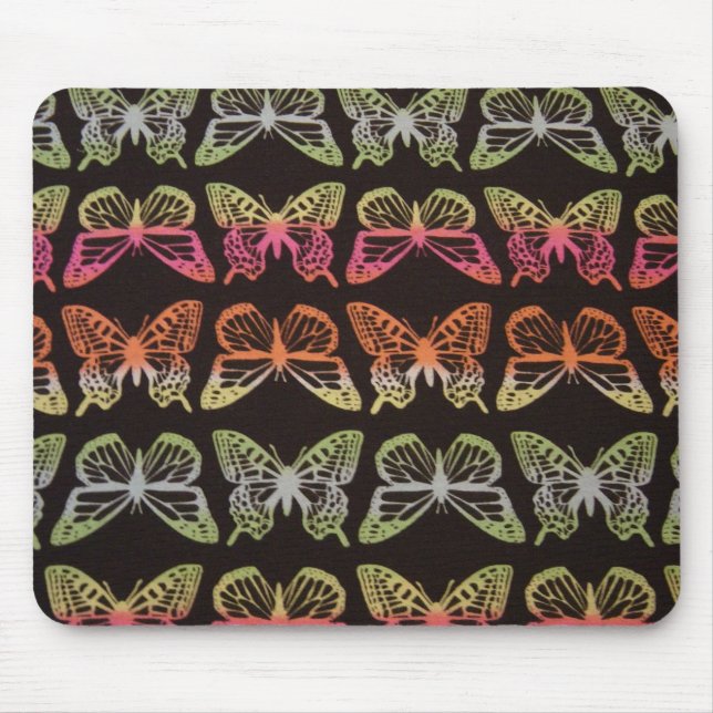 SCHMETTERLINGSMUSTER MOUSEPAD (Vorne)
