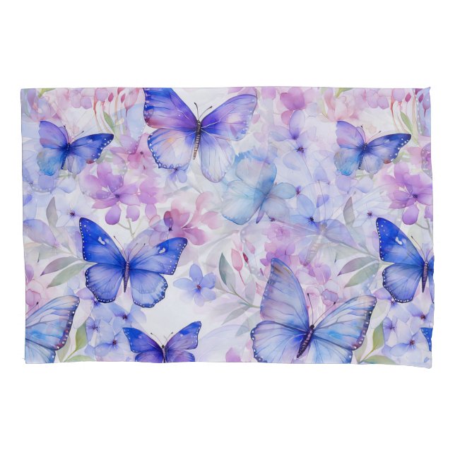 Schmetterlingsmuster Pillowcase Kissenbezug (Vorderseite)