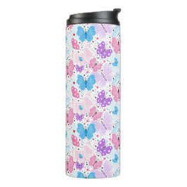 Schmetterlingsmuster Thermosbecher