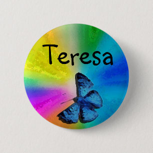 SchmetterlingsnamensAbzeichen Button