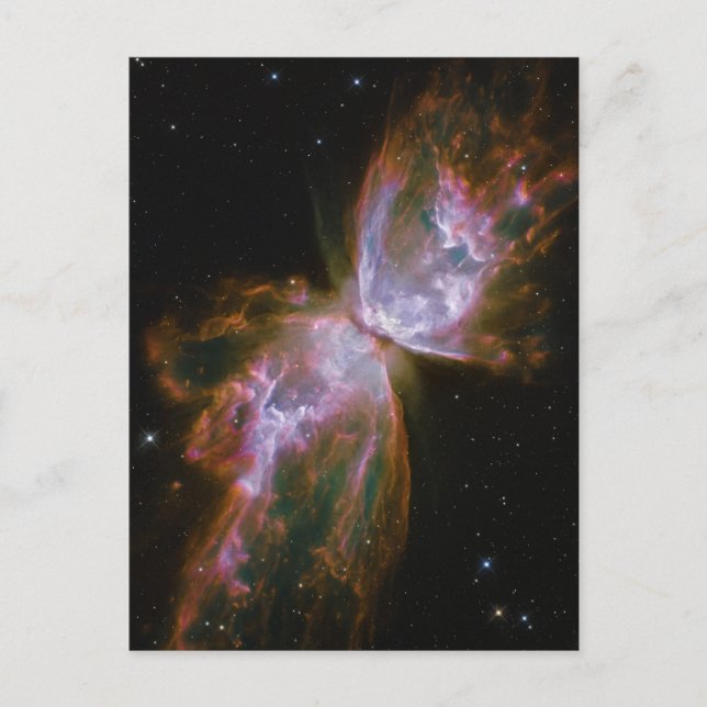 Schmetterlingsnebel NGC 6302 Bug Nebula Postkarte (Vorderseite)