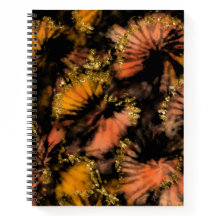 SchmetterlingsNotebook mit Goldverschluss /Zeitsch