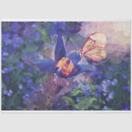 Schmetterlingspapier der Blume Seidenpapier