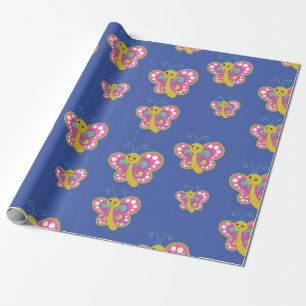 Schmetterlingspapier Geschenkpapier