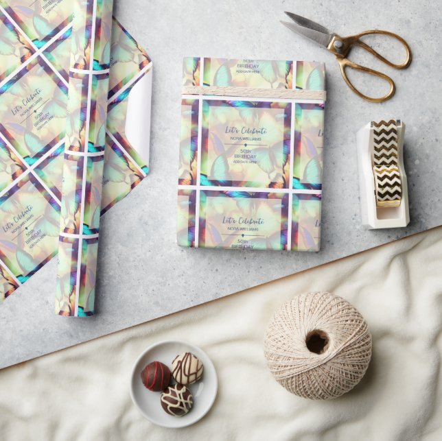 Schmetterlingspapier Geschenkpapier (Kunsthandwerk)