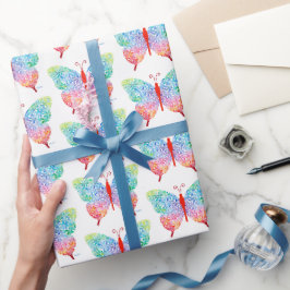Schmetterlingspapier Geschenkpapier