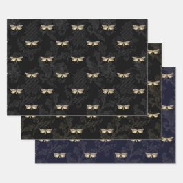 Schmetterlingspapier Geschenkpapier Set