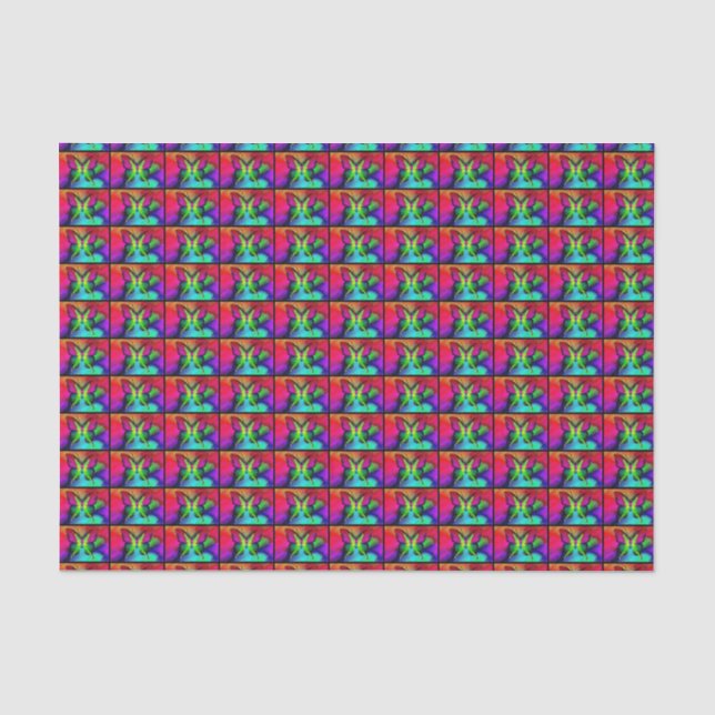 Schmetterlingspapier Seidenpapier (Vorderseite)