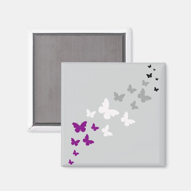 Schmetterlingspfad Magnet (Vorderseite/Rückseite)