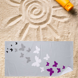 Schmetterlingspfad Strandtuch