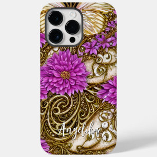 Schmetterlingsplatte mit Personalisiertem Namen Case-Mate iPhone 14 Pro Max Hülle