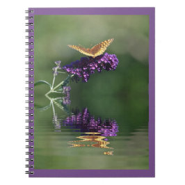 Schmetterlingsreflektionen Notizblock