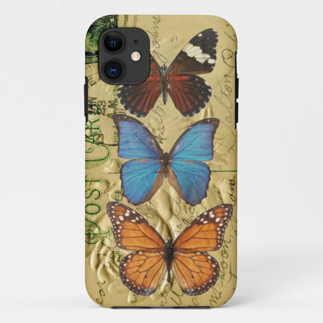 Schmetterlingssammlung Case-Mate iPhone Hülle (Rückseite)