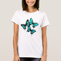 Schmetterlingsschmetterlinge farbenfrohe Aquamarin