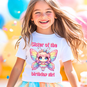 Schmetterlingsschwester aus Rainbow T-Shirt