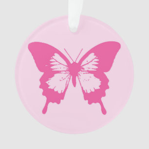 Schmetterlingsskizze, hellrosa und pinkfarben ornament