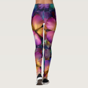 Schmetterlingsspiegelung leggings