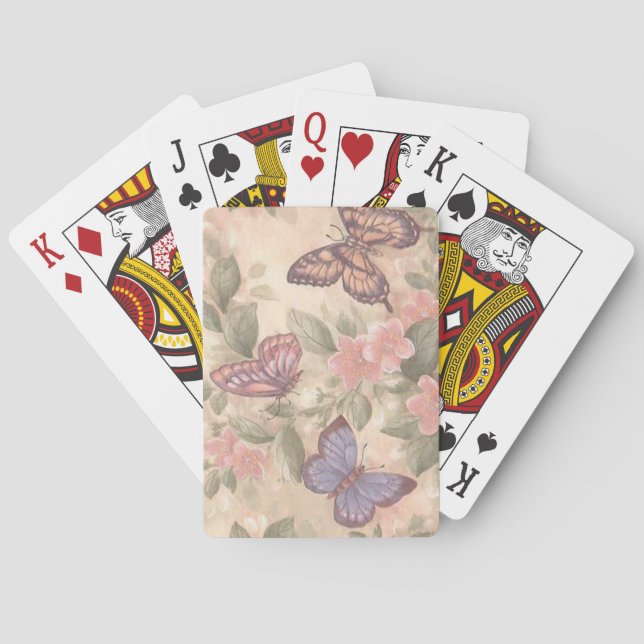 Schmetterlingsspielkarten Spielkarten (Rückseite)