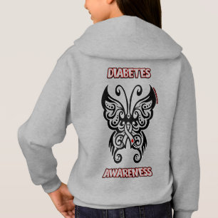 Schmetterlingsstamm... Diabetes Hoodie