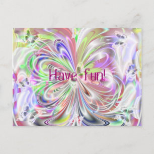 Schmetterlingstanz Postkarte