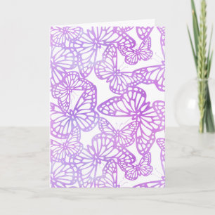 Schmetterlingstraum (Lavendel) Leere Karte
