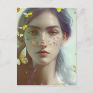 Schmetterlingsträume Postkarte
