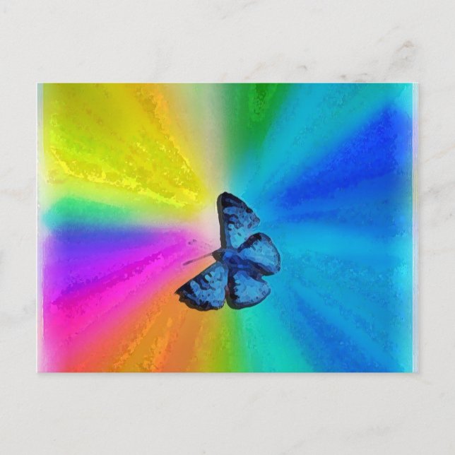 Schmetterlingsträume Postkarte (Vorderseite)