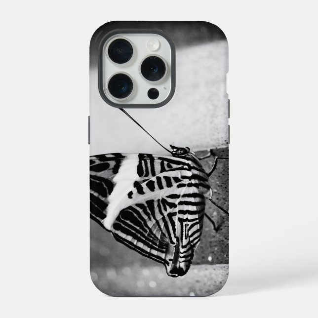 Schmetterlingsüberquerung iPhone 15 Pro Hülle (Rückseite)