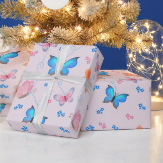 Schmetterlingsverpackungspapier Geschenkpapier
