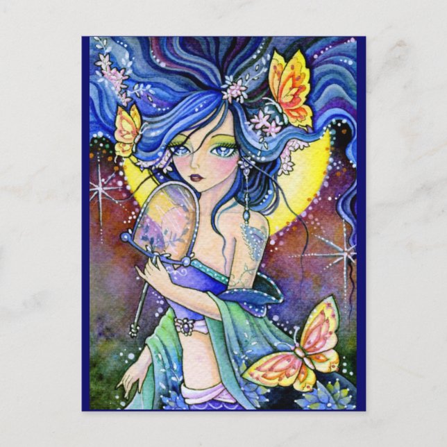 Schmetterlingsverzauberung - Postkarte (Vorderseite)