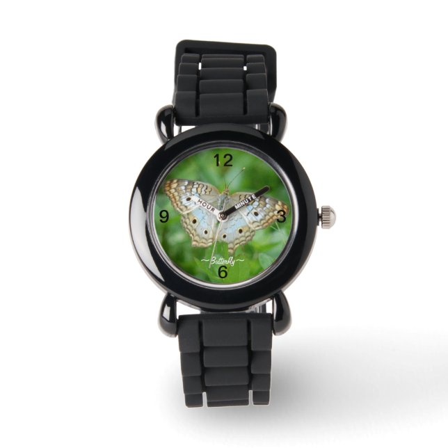 Schmetterlingswache Armbanduhr (Vorderseite)