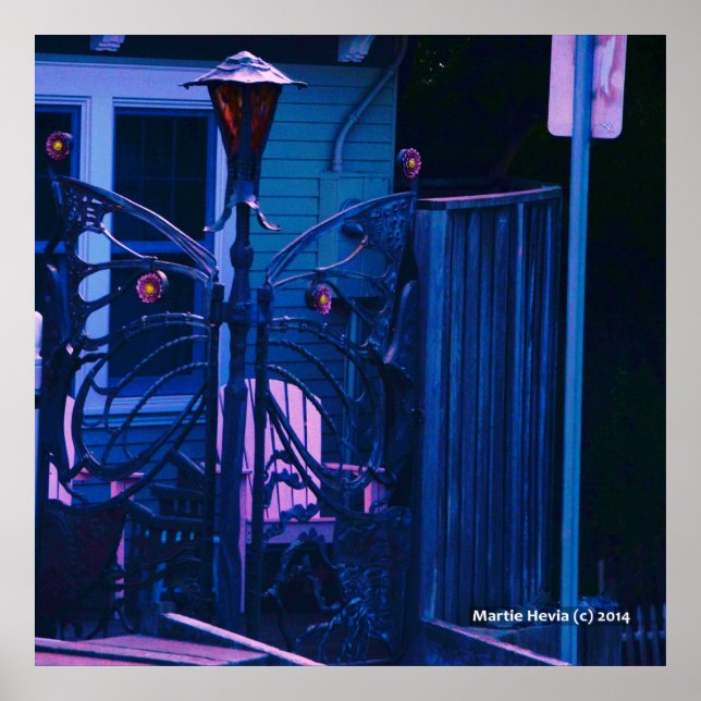 Schmetterlingtor Poster (Vorne)