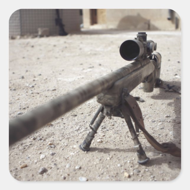 Schmidt & Bender M-854155 DS Quadratischer Aufkleber (Vorderseite)