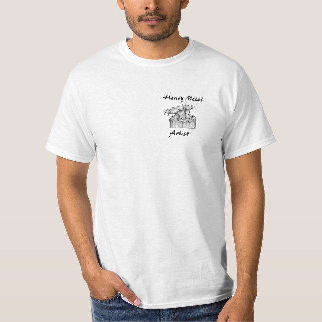 Schmied, Hufschmied, Schwermetallkünstler - Front T-Shirt (Vorderseite)