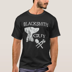 Schmied Kerl Pferde Huf Schmied Jungen Schmieden T-Shirt