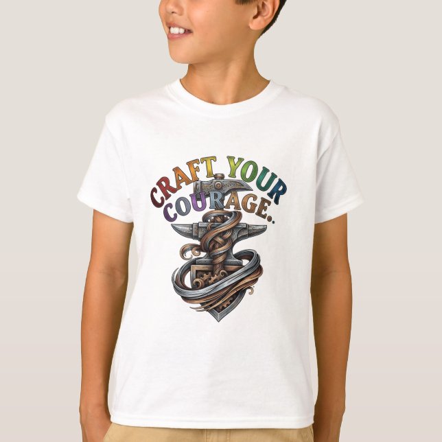 Schmiede deinen Mut T-Shirt (Vorderseite)