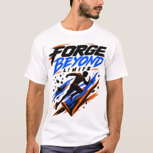 Schmiede jenseits der Grenzen Motivierendes Läuf T-Shirt
