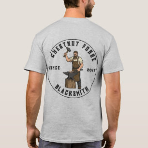 Schmiede Schmiede Eisenwerke Geschäft anpassen T-Shirt