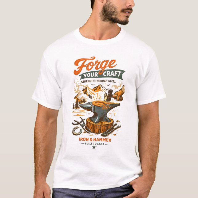Schmiede Stärke T-Shirt (Vorderseite)